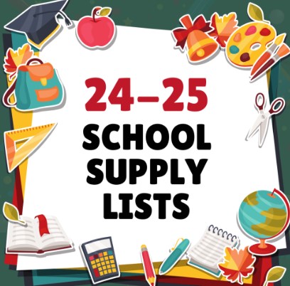  School Supply List
